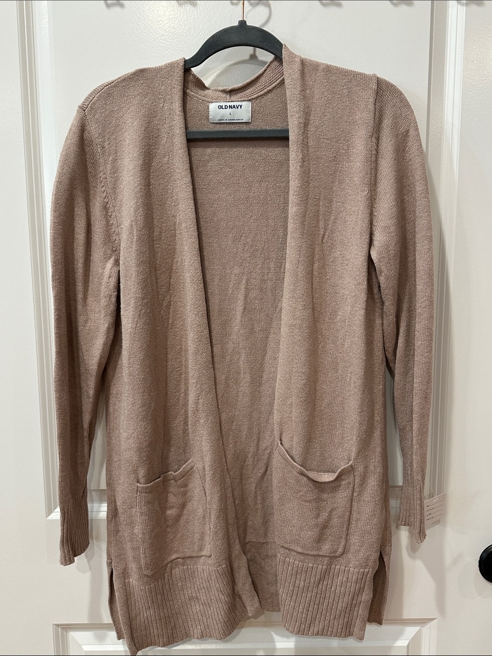 Old Navy Open-Front Cardigan Sweater - Taupe Brown